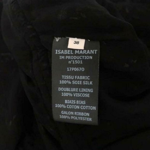 NWOT Isabel Marant Etoile 100% Silk Balzan Red Dress - Size FR38/US6 (Medium) - Picture 8 of 9